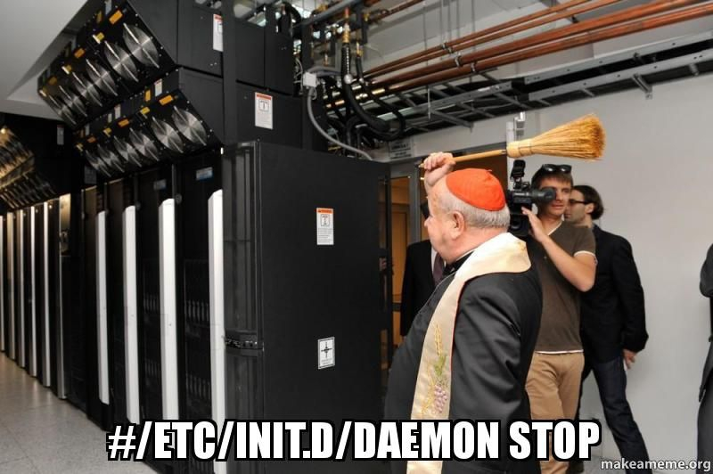 init daemon stop