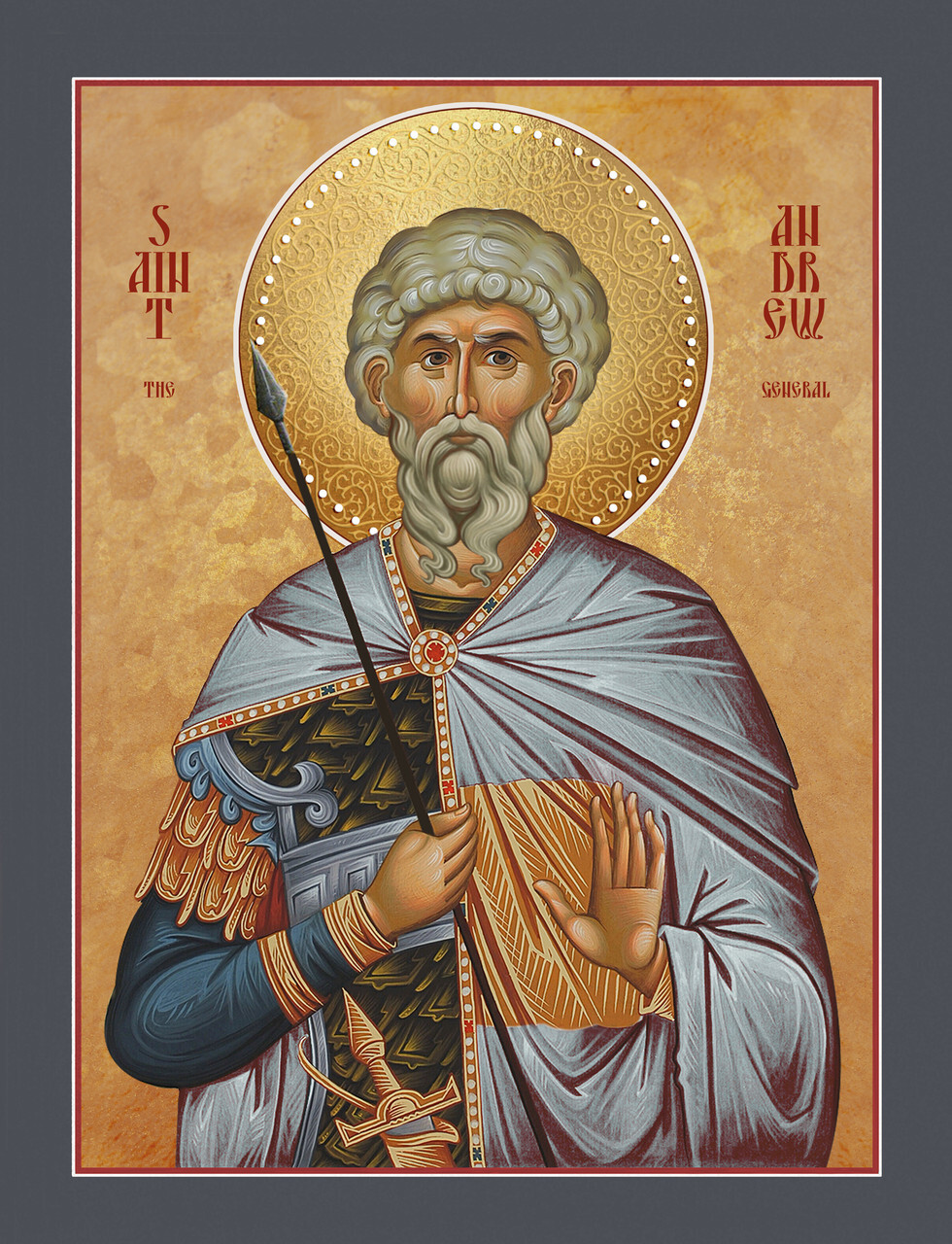 Aug. 19 - St. Andrew Stratelates the Martyr, and his 2,593 soldiers with him in Cilicia