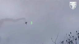 A beautiful selection of rockets flying into the sky, shooting down Russian UAVs. Execution by 93 OMBr .